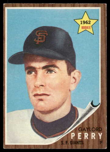 1963 Topps Gaylord Perry HOF ROOKIE RC #199 VG-EX