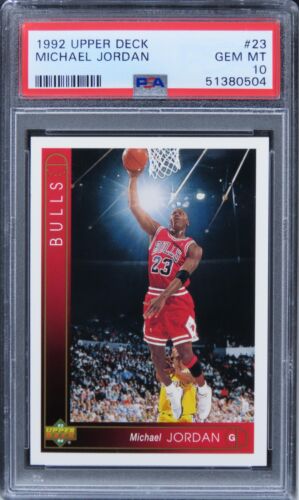 1992 Upper Deck Michael Jordan HOF #23 PSA 10 GEM MINT