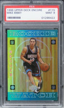Load image into Gallery viewer, 1998 Upper Deck Encore Mike Bibby ROOKIE RC #115 PSA 9 MINT