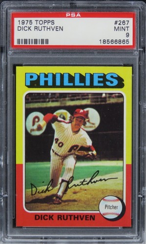 1975 Topps Dick Ruthven #267 PSA 9 MINT