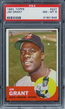 Load image into Gallery viewer, 1963 Topps Jim Grant #227 PSA 8 NM-MT