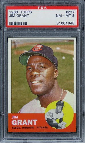 1963 Topps Jim Grant #227 PSA 8 NM-MT