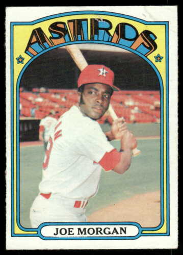 1972 Topps Joe Morgan HOF #132 EX STAIN