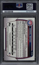 Load image into Gallery viewer, 2023 Bowman Chrome Daniel Mateo PROSPECT AUTO-GREEN ROOKIE RC #CPADMO PSA 10