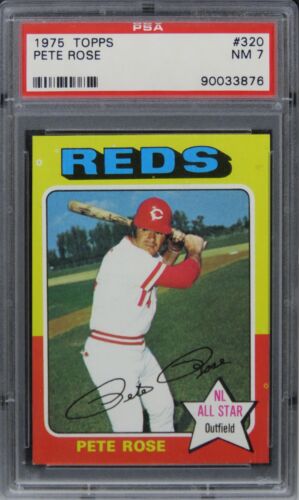 1975 Topps Pete Rose Future HOF #320 PSA 7 NM