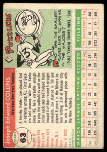 1955 Topps Joe Collins #63 VG