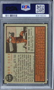 1962 Topps Bob Cerv GREEN TINT #169 PSA 8 NM-MT