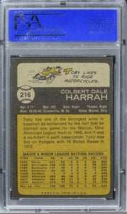 1973 Topps Toby Harrah #216 PSA 9 MINT