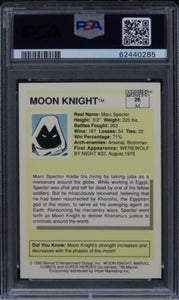 1990 Marvel Universe Moon Knight #26 PSA 10 GEM MINT