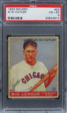 Load image into Gallery viewer, 1933 Goudey Ki Ki Cuyler HOF #23 PSA 4 VG-EX