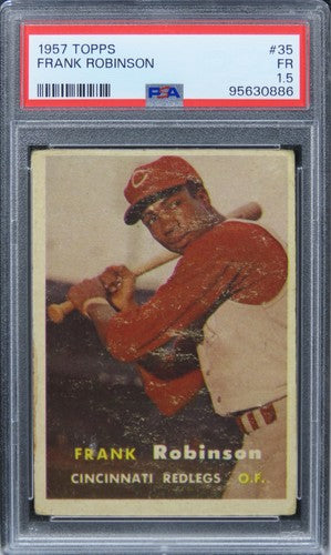 1957 Topps Frank Robinson HOF ROOKIE RC #35 PSA 1.5 FR
