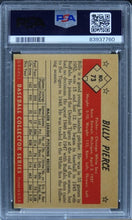 Load image into Gallery viewer, 1953 Bowman Color Billy Pierce #73 PSA 7 NM