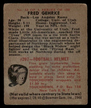 Load image into Gallery viewer, 1948 Bowman Fred Gehrke SHORT PRINT #33 VG