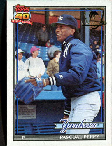 1991 Topps Desert Shield Pascual Perez #701