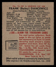Load image into Gallery viewer, 1948 Bowman Frank (Boley) Dancewicz #74 EX