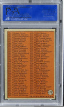 Load image into Gallery viewer, 1972 Topps Checklist 526-656 SMALL PRINT ON FRONT #478 PSA 8 NM-MT