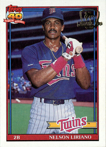 1991 Topps Desert Shield Nelson Liriano #18