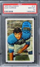 Load image into Gallery viewer, 1970 Kellogg&#39;s Alex Karras HOF #13 PSA 10 GEM MINT