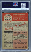 Load image into Gallery viewer, 1953 Topps Rocky Krsnich #229 PSA 5 EX