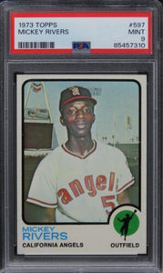 1973 Topps Mickey Rivers #597 PSA 9 MINT