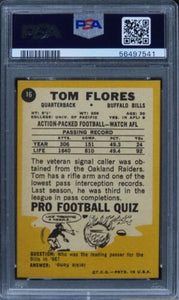 1967 Topps Tom Flores #16 PSA 7 NM