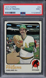1973 Topps Rollie Fingers HOF #84 PSA 9 MINT