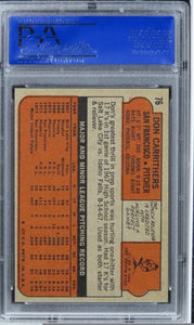 1972 Topps Don Carrithers #76 PSA 8 NM-MT