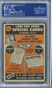 1972 Topps Cleon Jones IN ACTION #32 PSA 8 NM-MT