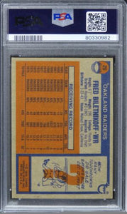 1976 Topps Fred Biletnikoff HOF #25 PSA 10 GEM MINT