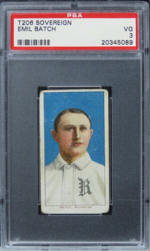 1909 T206 Sovereign Emil Batch PSA 3 VG