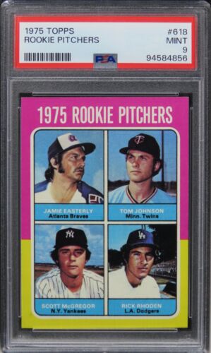 1975 Topps Rookie Pitchers #618 PSA 9 MINT