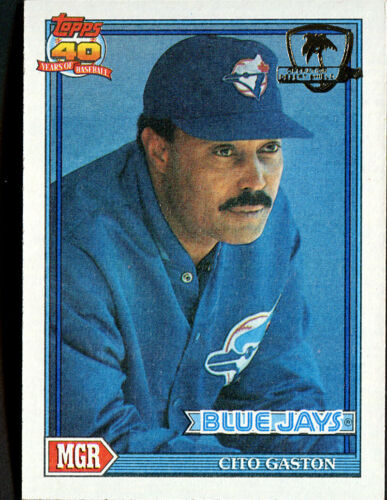 1991 Topps Desert Shield Cito Gaston #81
