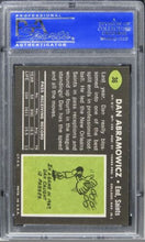 Load image into Gallery viewer, 1969 Topps Dan Abramowicz ROOKIE RC #36 PSA 8 NM-MT