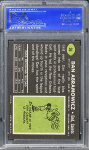 1969 Topps Dan Abramowicz ROOKIE RC #36 PSA 8 NM-MT