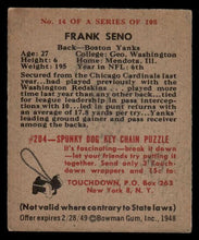 Load image into Gallery viewer, 1948 Bowman Frank Seno #14 VG-EX