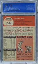 Load image into Gallery viewer, 1953 Topps Joe Rossi #74 PSA 6 EX-MT