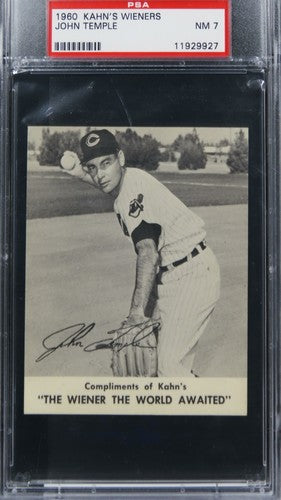 1960 Kahn's Wieners John Temple PSA 7 NM