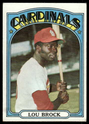 1972 Topps Lou Brock HOF #200 EX