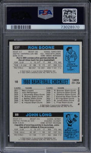 1980 Topps J.LONG/M.JOHNSON/R.BOONE PSA 6 EX-MT