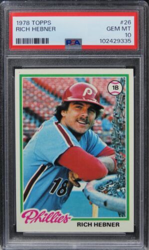 1978 Topps Rich Hebner #26 PSA 10 GEM MINT