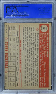 1952 Topps Max Lanier #101 PSA 6 EX-MT
