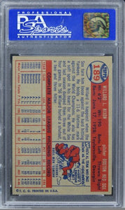 1957 Topps Willard Nixon #189 PSA 8 NM-MT