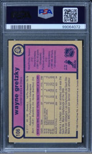 1982 O-PEE-CHEE Wayne Gretzky HOF #106 PSA 8 NM-MT