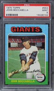 1975 Topps John Boccabella #553 PSA 9 MINT