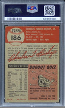 Load image into Gallery viewer, 1953 Topps Charlie Bishop #186 PSA 6 EX-MT