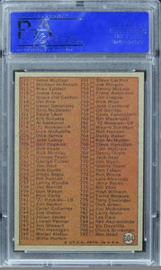 1972 Topps Checklist 657-787 COPYRIGHT ON RIGHT #604 PSA 9 MINT