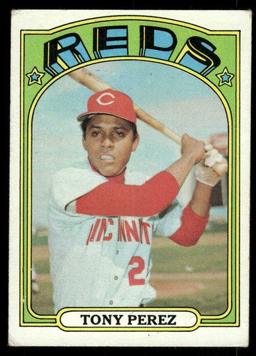 1972 Topps Tony Perez HOF #80 EX