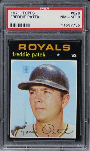 1971 Topps Freddie Patek #626 PSA 8 NM-MT