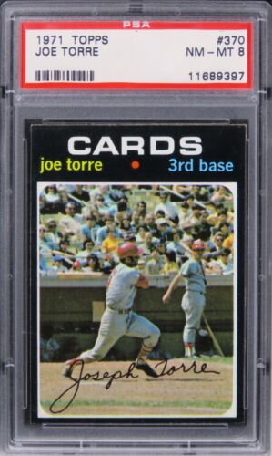 1971 Topps Joe Torre #370 PSA 8 NM-MT