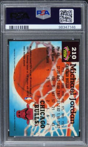 1992 Stadium Club Michael Jordan HOF #210 PSA 8 NM-MT